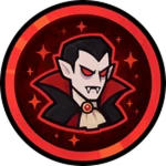 Defeat Dracula Boss badge artwork